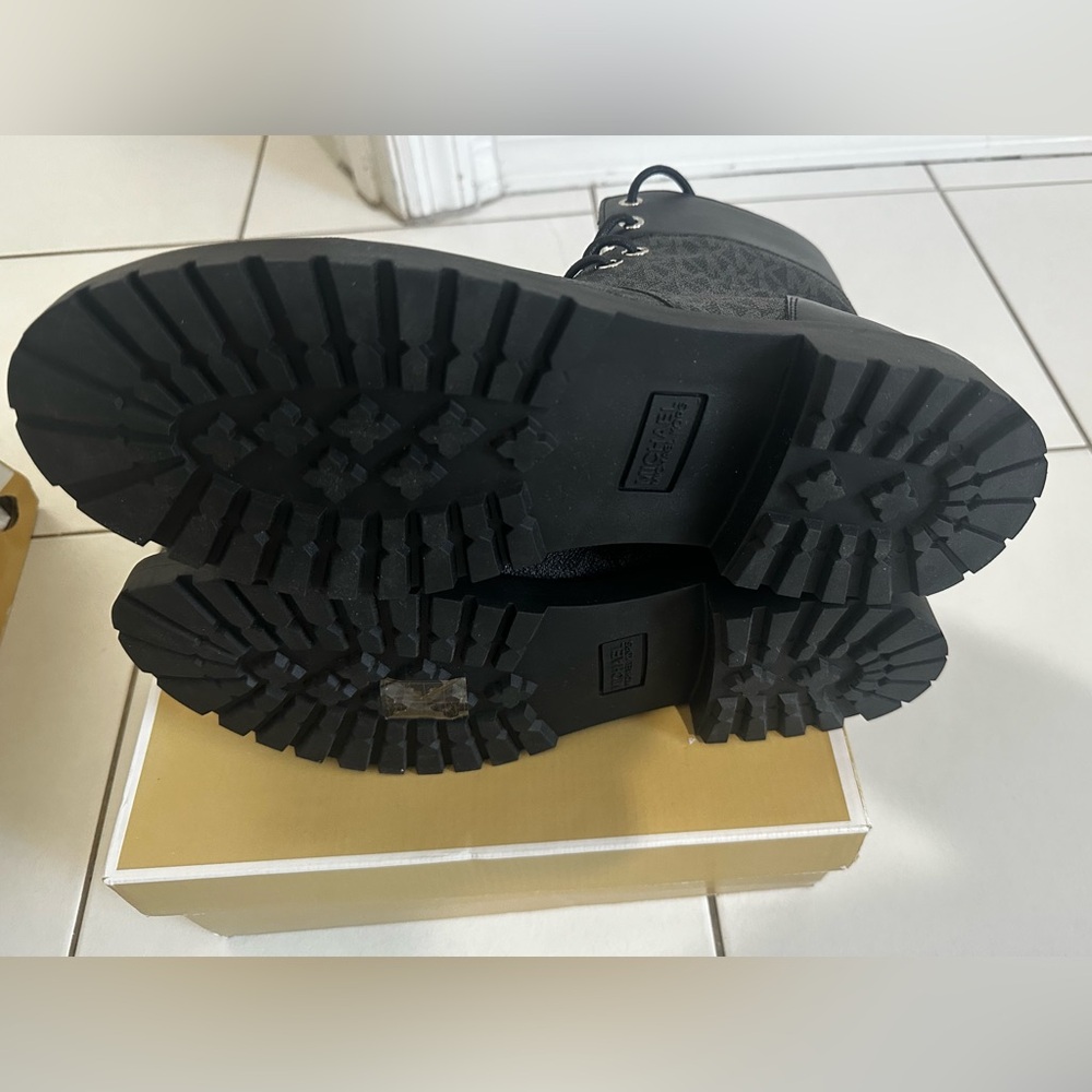 Michael Kors Alistair Signature Combat Boot - Picture 4 of 4